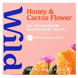 Holland & Barrett 2e product 50% korting | Wild Deodorant Honey Cactus Navulling - 40g aanbieding