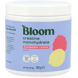 Holland & Barrett 2e product 50% korting | Bloom Creatine Monohydrate Raspberry Lemon - 203g aanbieding