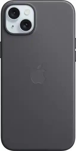 Coolblue Apple iPhone 15 Plus FineWoven Back Cover met MagSafe Zwart aanbieding