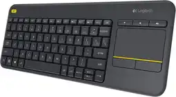 Coolblue Logitech K400 Plus Wireless Touch Zwart QWERTY aanbieding