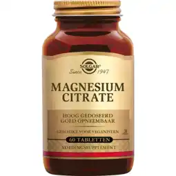 De Online Drogist Solgar Magnesium Citraat Tabletten aanbieding