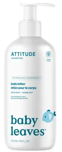 De Online Drogist Attitude Baby Leaves Body Lotion Goodnight aanbieding