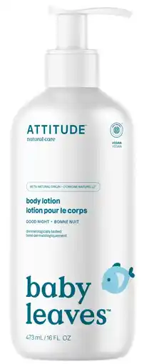 De Online Drogist Attitude Baby Leaves Body Lotion Goodnight aanbieding