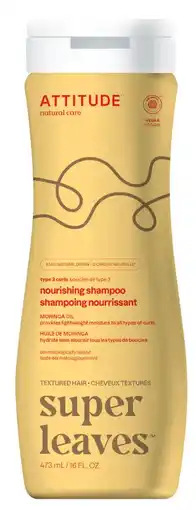 De Online Drogist Attitude Super Leaves Curls Verzorgende Shampoo aanbieding