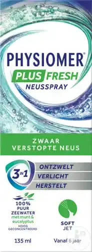 De Online Drogist Physiomer Neusspray Plus Fresh 135ML aanbieding
