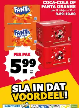 De Boerenschuur Coca-cola of fanta orange aanbieding