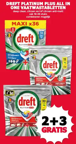 De Boerenschuur Dreft platinum plus all in one vaatwastabletten aanbieding