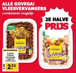 De Boerenschuur Alle govega! vleesvervangers aanbieding