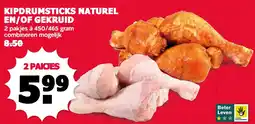 De Boerenschuur Kipdruisics naturel en/of gekruid aanbieding