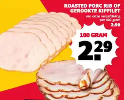 De Boerenschuur Roasted polrc rib of gerookte kipfilet aanbieding