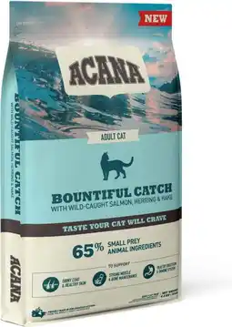 Intratuin Acana kattenbrokken Bountiful Catch adult vis 4,5 kg aanbieding