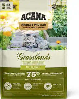 Intratuin Acana kattenvoer Grasslands adult gevogelte 4,5 kg aanbieding