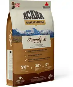 Intratuin Acana hondenbrokken Ranchlands vlees 11,4 kg aanbieding