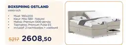 TotaalBED BOXSPRING OSTLAND aanbieding