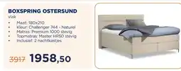 TotaalBED BOXSPRING OSTERSUND aanbieding