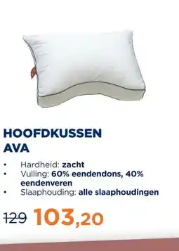 TotaalBED Hoofdkussen Ava | dons aanbieding