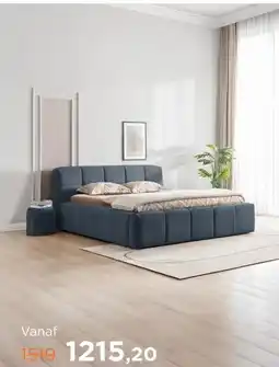 TotaalBED Bed Brugge | 140 x 200 cm | Cyber 588, donkerblauw aanbieding