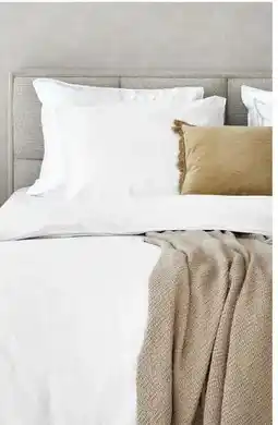 TotaalBED Dekbedovertrek Noa Wit | 140 x 200/220 cm aanbieding