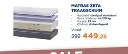 TotaalBED Matras Zeta traagschuim | 70 x 200 cm | Stevig aanbieding