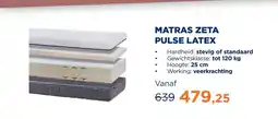TotaalBED Matras Zeta pulse-latex | 70 x 200 cm | Standaard aanbieding