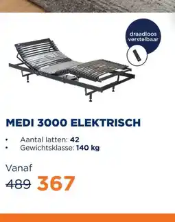 TotaalBED Lattenbodem Medi 3000 elektrisch draadloos aanbieding