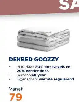 TotaalBED Dekbed Goozzy | all year dons | 140 x 200 cm aanbieding