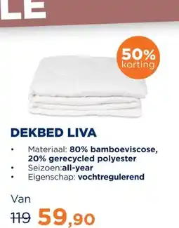 TotaalBED Dekbed Liva bamboe | all year aanbieding