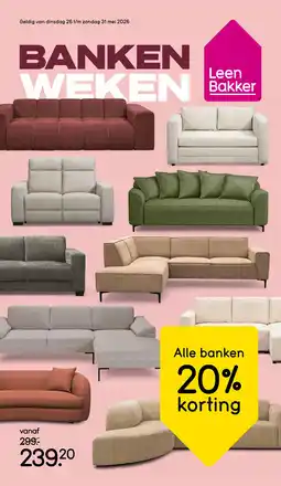 Leen Bakker Bekijk Alle banken aanbieding