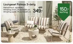 Leen Bakker Bekijk Loungeset Palmas 3-delig aanbieding