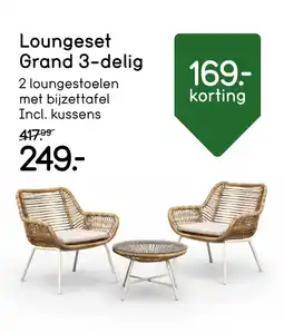 Leen Bakker Bekijk loungeset Grand aanbieding