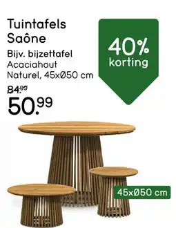 Leen Bakker Bekijk Tuintafels Saône aanbieding