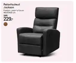 Leen Bakker Bekijk Relaxfauteuil Jackson aanbieding