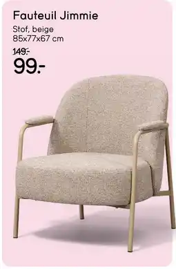 Leen Bakker Bekijk Fauteuil Jimmie aanbieding