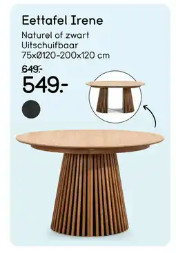 Leen Bakker Bekijk Eettafel Irene aanbieding