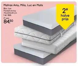 Leen Bakker Bekijk Matras Amy, Mila, Luc en Mats aanbieding