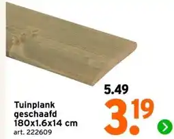 GAMMA Tuinplank geschaafd 180x1.6x14 cm aanbieding