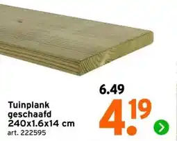 GAMMA Tuinplank geschaafd 240x1.6x14 cm aanbieding