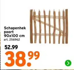 GAMMA Schapenhek poort 90x100 cm aanbieding