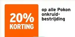 GAMMA op alle Pokon onkruid- bestrijding aanbieding
