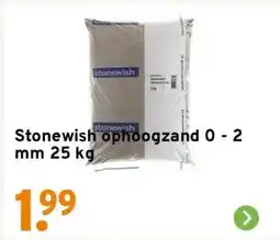 GAMMA Stonewish ophoogzand 0 - 2 mm 25 kg aanbieding