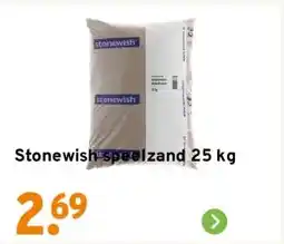 GAMMA Stonewish speelzand 25 kg aanbieding