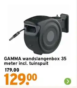 GAMMA GAMMA wandslangenbox 35 meter incl. tuinspuit aanbieding