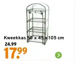 GAMMA Kweekkas 50 x 45 x 105 cm aanbieding