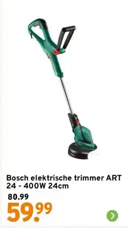 GAMMA Bosch elektrische trimmer ART 24 - 400W 24cm aanbieding