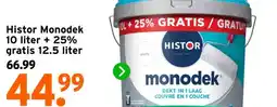 GAMMA Histor Monodek 10 liter +25% gratis aanbieding