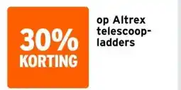 GAMMA op Altrex telescoop- ladders aanbieding