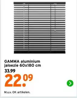 GAMMA GAMMA aluminium jaloezie 60x180 cm aanbieding