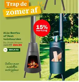 Welkoop Alle Bonfeu of Heat tuinhaarden aanbieding