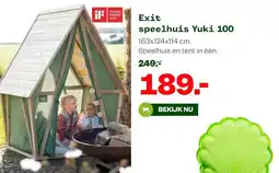 Welkoop Exit speelhuis Yuki 100 aanbieding