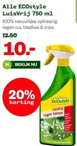Welkoop Alle ECOstyle Luisvrij 750 ml aanbieding